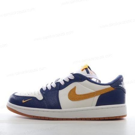 Billige Sko Herre Og Dame Nike Air Jordan 1 Low SE ‘Blå Hvid Rød’ DR6960-400