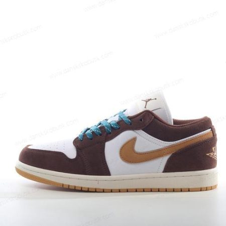 Billige Sko Herre Og Dame Nike Air Jordan 1 Low SE ‘Brun Hvid’ FB2216-200