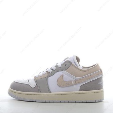 Billige Sko Herre Og Dame Nike Air Jordan 1 Low SE ‘Grå Lysebrun Hvid’ DN1635-002