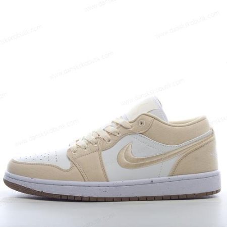 Billige Sko Herre Og Dame Nike Air Jordan 1 Low SE ‘Guld’ FN3722-701