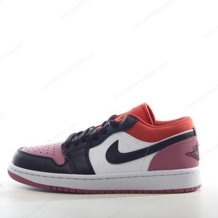 Billige Sko Herre Og Dame Nike Air Jordan 1 Low SE ‘Hvid Sort Pink Rød’ FB9907-102