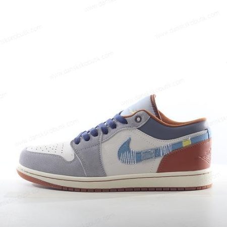 Billige Sko Herre Og Dame Nike Air Jordan 1 Low SE ‘Off White Blå’ FZ5042-041