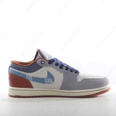 Billige Sko Herre Og Dame Nike Air Jordan 1 Low SE ‘Off White Blå’ FZ5042-041