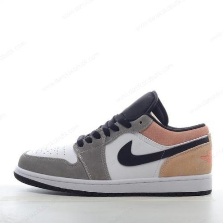 Billige Sko Herre Og Dame Nike Air Jordan 1 Low SE ‘Sort Grå Hvid’ DX4374-008