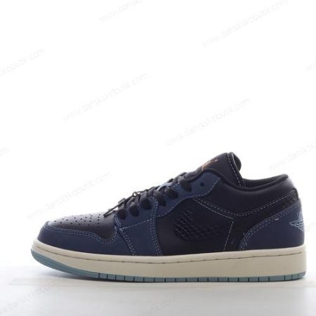 Billige Sko Herre Og Dame Nike Air Jordan 1 Low SE ‘Sort Mørkeblå’ FJ5478-010