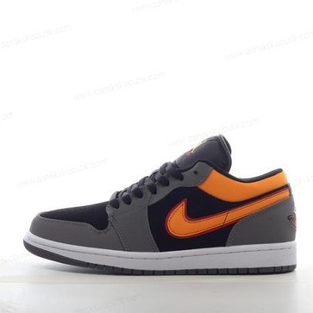 Billige Sko Herre Og Dame Nike Air Jordan 1 Low SE ‘Sort Orange Rød Hvid’ FN7671-008