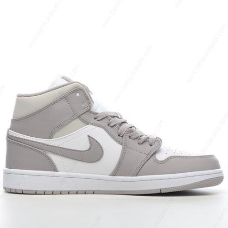 Billige Sko Herre Og Dame Nike Air Jordan 1 Mid ‘Hvid’ 554724-082