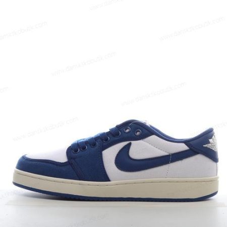 Billige Sko Herre Og Dame Nike Air Jordan 1 Retro AJKO Low ‘Hvid Mørkeblå’ DX4981-103