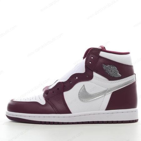 Billige Sko Herre Og Dame Nike Air Jordan 1 Retro High Golf ‘Hvid Rød’ DQ0660-103