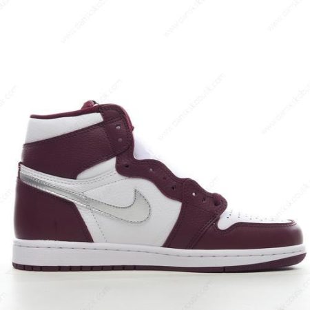 Billige Sko Herre Og Dame Nike Air Jordan 1 Retro High Golf ‘Hvid Rød’ DQ0660-103