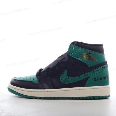 Billige Sko Herre Og Dame Nike Air Jordan 1 Retro High Golf ‘Sort Grøn’ FJ0849-001