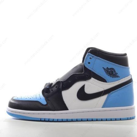 Billige Sko Herre Og Dame Nike Air Jordan 1 Retro High OG ‘Blå Sort Hvid’ DZ5485-400