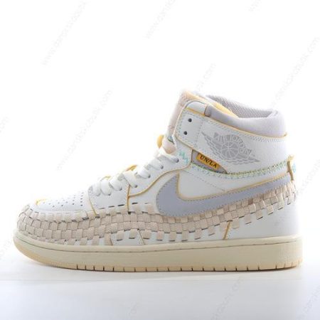 Billige Sko Herre Og Dame Nike Air Jordan 1 Retro High OG ‘Grøn Guld Hvid’ FD2565-100