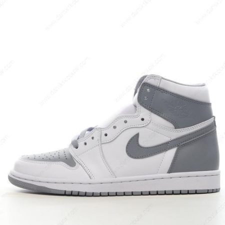 Billige Sko Herre Og Dame Nike Air Jordan 1 Retro High OG ‘Hvid’ 555088-037