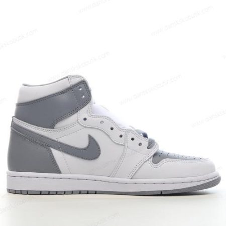 Billige Sko Herre Og Dame Nike Air Jordan 1 Retro High OG ‘Hvid’ 555088-037