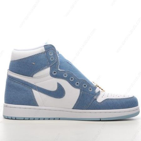 Billige Sko Herre Og Dame Nike Air Jordan 1 Retro High OG ‘Hvid Blå’ DM9036-104