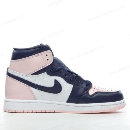 Billige Sko Herre Og Dame Nike Air Jordan 1 Retro High OG ‘Pink Hvid’ DD9335-641