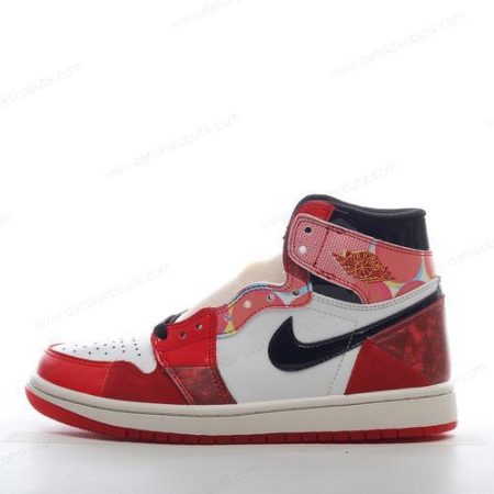 Billige Sko Herre Og Dame Nike Air Jordan 1 Retro High OG ‘Rød Sort Hvid’ DV1748-601