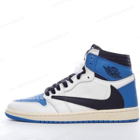 Billige Sko Herre Og Dame Nike Air Jordan 1 Retro High OG ‘Sort Blå’ DH3227-105