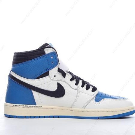 Billige Sko Herre Og Dame Nike Air Jordan 1 Retro High OG ‘Sort Blå’ DH3227-105