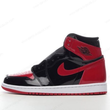 Billige Sko Herre Og Dame Nike Air Jordan 1 Retro High OG ‘Sort Hvid Rød’ 555088-063