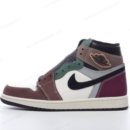 Billige Sko Herre Og Dame Nike Air Jordan 1 Retro High OG ‘Taupe Hvid Sort Oliven’ DH3097-001