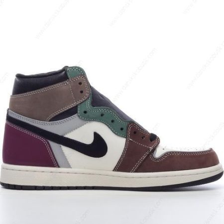 Billige Sko Herre Og Dame Nike Air Jordan 1 Retro High OG ‘Taupe Hvid Sort Oliven’ DH3097-001