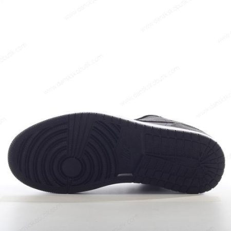 Billige Sko Herre Og Dame Nike Air Jordan 1 Retro Low NS ‘Sort Hvidguld’ AH7232-011