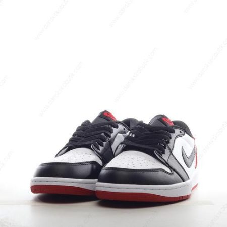 Billige Sko Herre Og Dame Nike Air Jordan 1 Retro Low OG ‘Hvid Sort Rød’ CZ0790-106