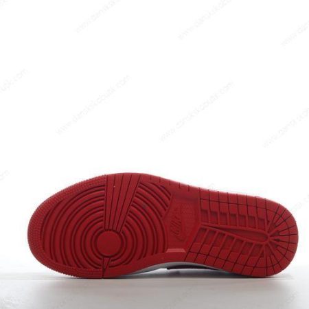 Billige Sko Herre Og Dame Nike Air Jordan 1 Retro Low OG ‘Rød Hvid’ CZ0790-161