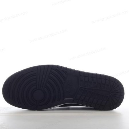 Billige Sko Herre Og Dame Nike Air Jordan 1 Retro Low ‘Sort Grå’ 709999-003