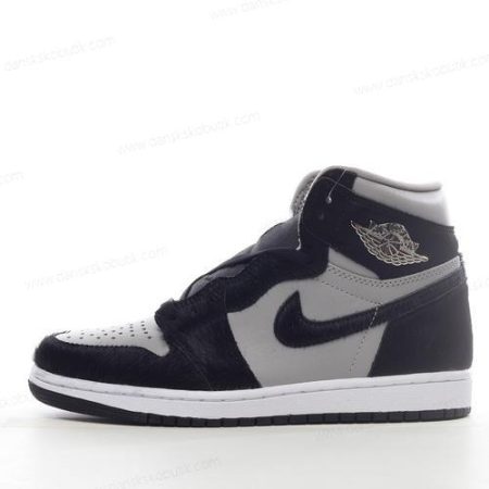 Billige Sko Herre Og Dame Nike Air Jordan 1 Zoom CMFT High ‘Sort Grå’ CT0978-001