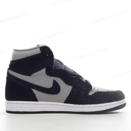 Billige Sko Herre Og Dame Nike Air Jordan 1 Zoom CMFT High ‘Sort Grå’ CT0978-001