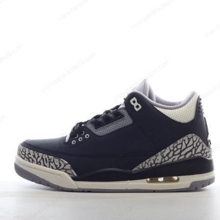 Billige Sko Herre Og Dame Nike Air Jordan 3 Retro ‘Marine Grå Hvid’ 398614-401