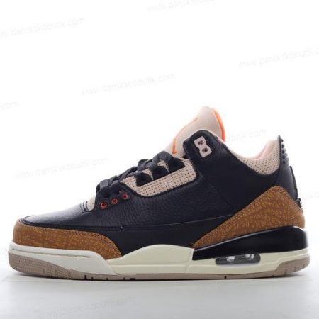 Billige Sko Herre Og Dame Nike Air Jordan 3 Retro ‘Sort Brun Orange’ CT8532-008