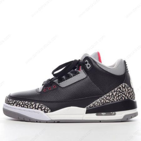 Billige Sko Herre Og Dame Nike Air Jordan 3 Retro ‘Sort Grå’ 340254-061