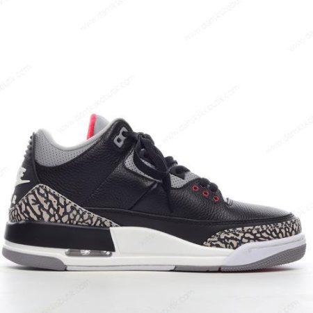 Billige Sko Herre Og Dame Nike Air Jordan 3 Retro ‘Sort Grå’ 340254-061