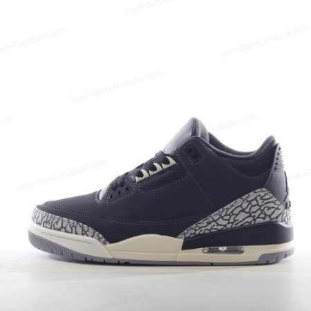 Billige Sko Herre Og Dame Nike Air Jordan 3 Retro ‘Sort Grå’ CK9246-001