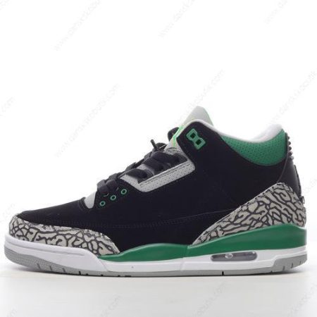 Billige Sko Herre Og Dame Nike Air Jordan 3 Retro ‘Sort Grøn Grå Hvid’ DM0967-031