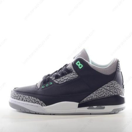 Billige Sko Herre Og Dame Nike Air Jordan 3 Retro ‘Sort Grøn Hvid’ CT8532-031