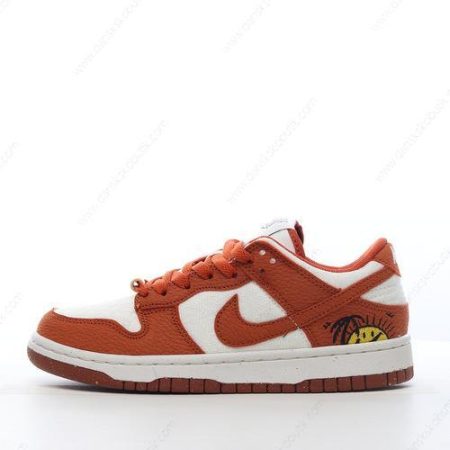 Billige Sko Herre Og Dame Nike Dunk Low LX ‘Orange Hvid’ DZ2710-101