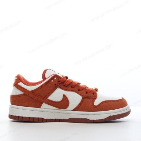 Billige Sko Herre Og Dame Nike Dunk Low LX ‘Orange Hvid’ DZ2710-101