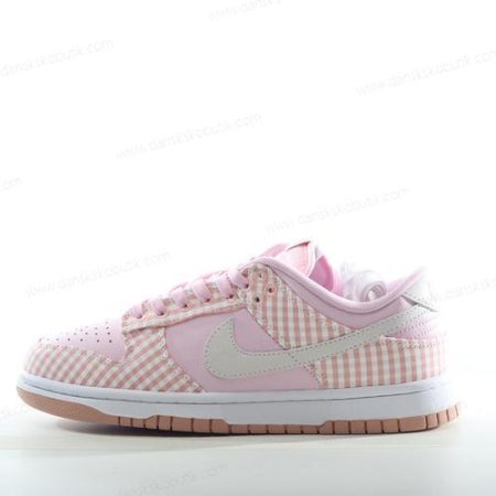 Billige Sko Herre Og Dame Nike Dunk Low ‘Pink Hvid’ FB9881-600