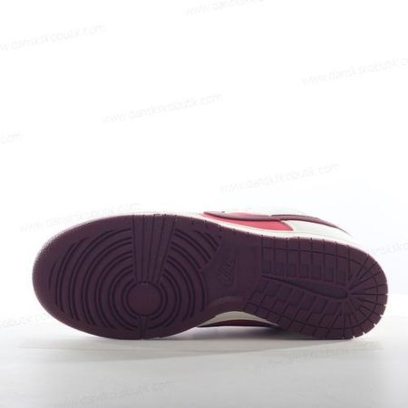 Billige Sko Herre Og Dame Nike Dunk Low ‘Rød Hvid’ HF0736-161