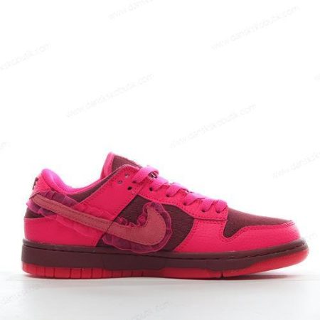Billige Sko Herre Og Dame Nike Dunk Low ‘Rød Pink’ DQ9324-600