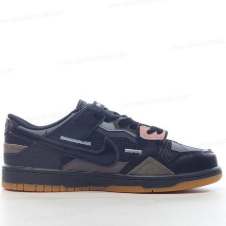 Billige Sko Herre Og Dame Nike Dunk Low Scrap ‘Sort’ DB0500-001