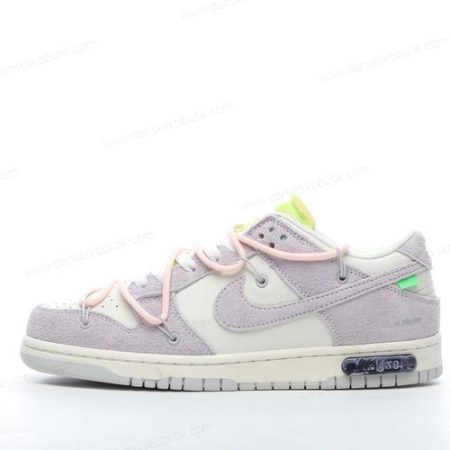 Billige Sko Herre Og Dame Nike Dunk Low x Off-White ‘Lilla Hvid’ DJ0950-100