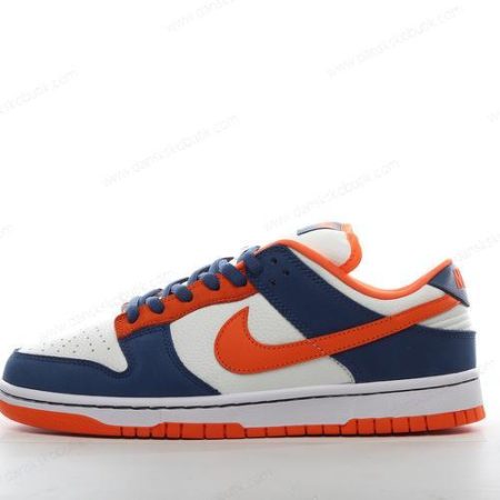 Billige Sko Herre Og Dame Nike SB Dunk Low ‘Hvid Navy Orange’ 304292-184