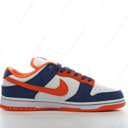 Billige Sko Herre Og Dame Nike SB Dunk Low ‘Hvid Navy Orange’ 304292-184