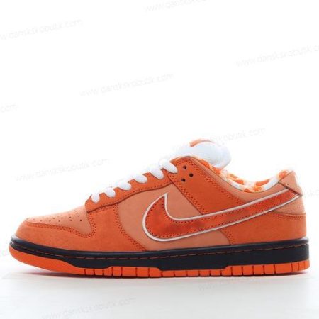 Billige Sko Herre Og Dame Nike SB Dunk Low ‘Hvid Orange’ FD8776-800